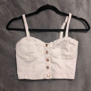 Bustier crop top🤍✨